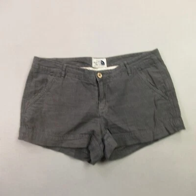 Pantalones Cortos North Face Para Mujer 10 Ligeros Bolsillos Exterior Ligeros Chinos Gris Foto 1 de 4