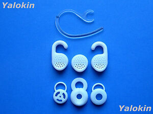 White Fit Kit for Jabra Extreme 2 Headset Replacement Earhook Eartips