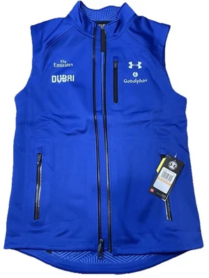 🏇Godolphin Under Armour Blue Gilet Horse Racing Newmarket Staff Issue Small🧢 — 第 1/4 张图片