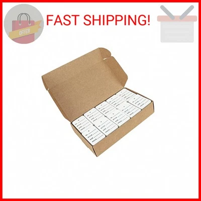 GEORGLASKO_8 G2PLUS 1000 PCS Price Tags,1.94" X 1.38" White Paper Tags for Clothes Size, Labl