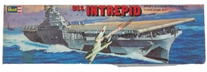 Revell H-462 USS Intrepid WWII Aircraft Carrier 1/720 Model Length 14 1/4'' Rare - Picture 1 of 21
