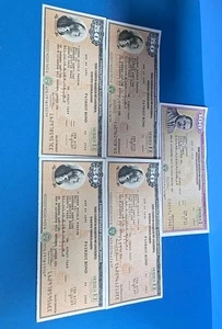 LOT (5) RARE UNIQUE UNCANCELLED UNCASHED $100 & $50 MIXED BONDS SERIES I & EE - Picture 1 of 1