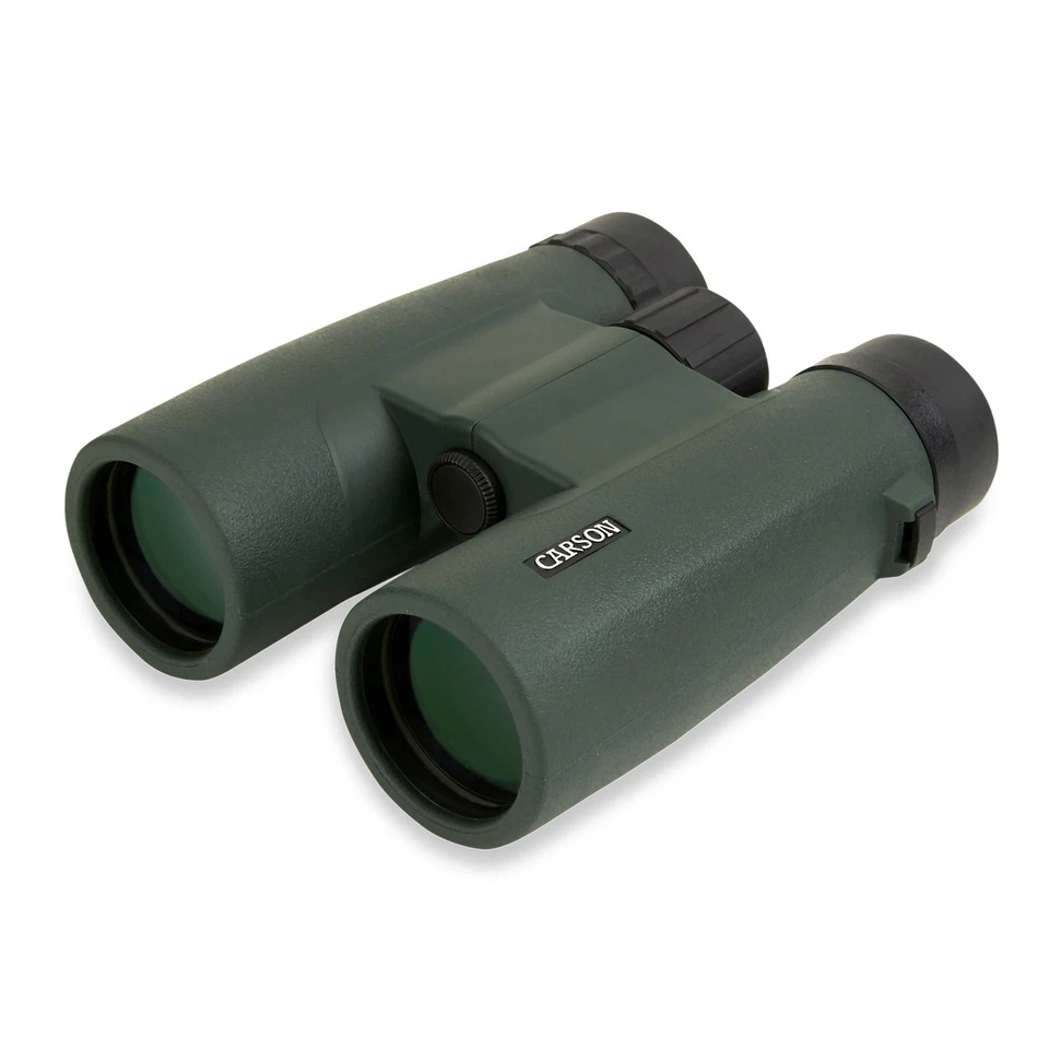 Binocular prisma techo Carson serie JR 10x42 mm, mate, verde, jr-042 Foto 1 de 4