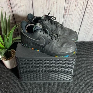 Nike Air Force One All for One NYC Parks Mens Black Trainers Size Uk 9 - Picture 1 of 13