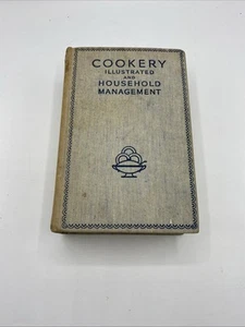 Cookery Illustrated and Household Management Vintage Cookbook Recipes 1936? VGC - Picture 1 of 6