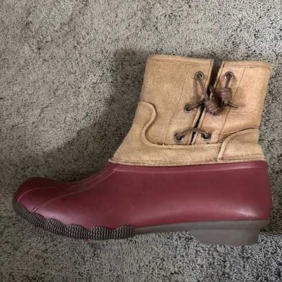 Sperry Mujer’s Top Sider Impermeable Pato Bota W’s 9.5 M Foto 1 de 3