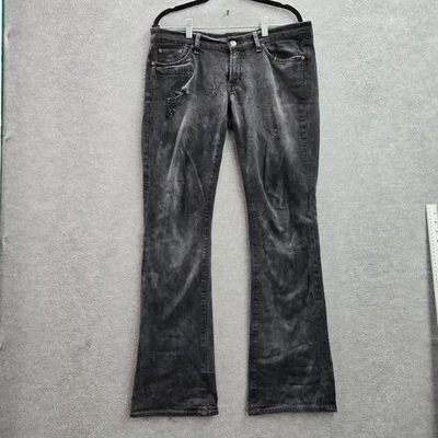 Citizens Of Humanity Men Jeans 31 Black Denim Grunge Distressed Logo 32" Inseam - Image 1 of 4