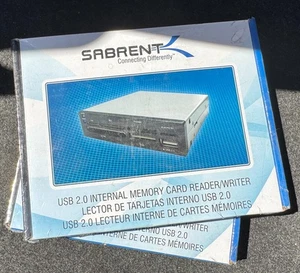 SABRENT Multi Flash Media Card Reader/Writer w/Power Cord(CRW-UINB) 2-PACK - Picture 1 of 2