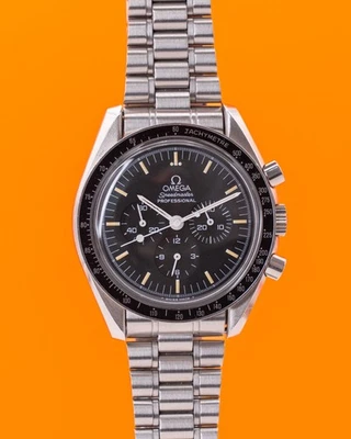 Omega Speedmaster Professional Moonwatch 41mm 145.022 Black Hesalite - Image 1 of 4