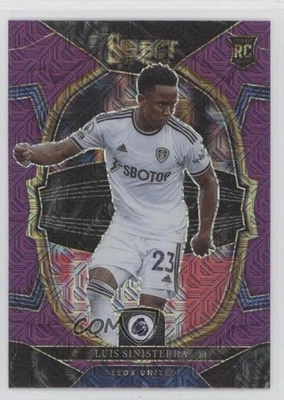 2022 Select Premier League Terrace Purple Mojo Prizm Luis Sinisterra Rookie RC - Image 1 of 2