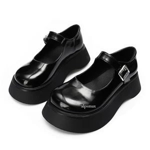 Female Retro Mary Jane Shoes Spring College Style Soft Girl Lolita Cos Shoes - Picture 1 of 26