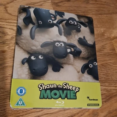 SHAUN THE SHEEP MOVIE - UK EXCLUSIVE BLU RAY STEELBOOK - NEW & SEALED - Image 1 of 4