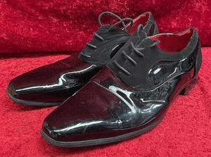 Rossellini Mens Black Smart Shoes, Size 8. SW174 - Picture 1 of 2