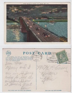 TurtlesTradingPost- St Louis, MO 1930 Slogan Cancel- Eads Bridge Post Card - Picture 1 of 1