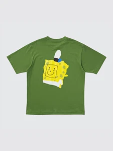 Uniqlo x SPONGEBOB SQUAREPANTS KAKTUS PFLANZE FLOHMARKT UT T-Shirt Größe US M - Bild 1 von 6