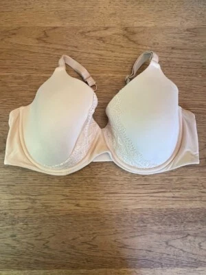 SOMA Pale Sand 32D Embraceable Lace Perfect Coverage Convertible Bra Lined - Image 1 of 2