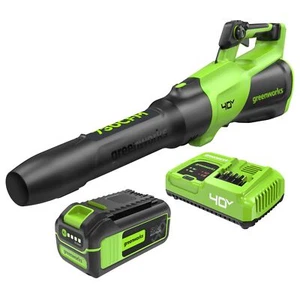 Greenworks 40V (730 CFM / 190 MPH) Cordless Leaf Blower with High Power Brushles - Picture 1 of 14