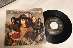 (PROMO) THE BLACK CROWES-"REMEDY" 45 W/PIC. SLEEVE REPRISE PRO-S-5474, 1992, MI - Picture 1 of 3