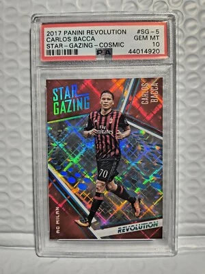 2017 Panini Revolution Carlos Bacca Star Glazing Cosmo #SG-5 PSA 10 #82/100 - Изображение 1 из 4