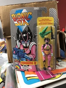 1986 BIONIC SIX Madame-o ACTION FIGURE BY LJN new old stock MOC Afa Quality - Picture 1 of 4