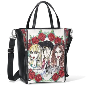Brighton Fashionista MI AMOR Roses XoXo Fernando Tote RT-$380. Shoulder Bag-NWT - Picture 1 of 9