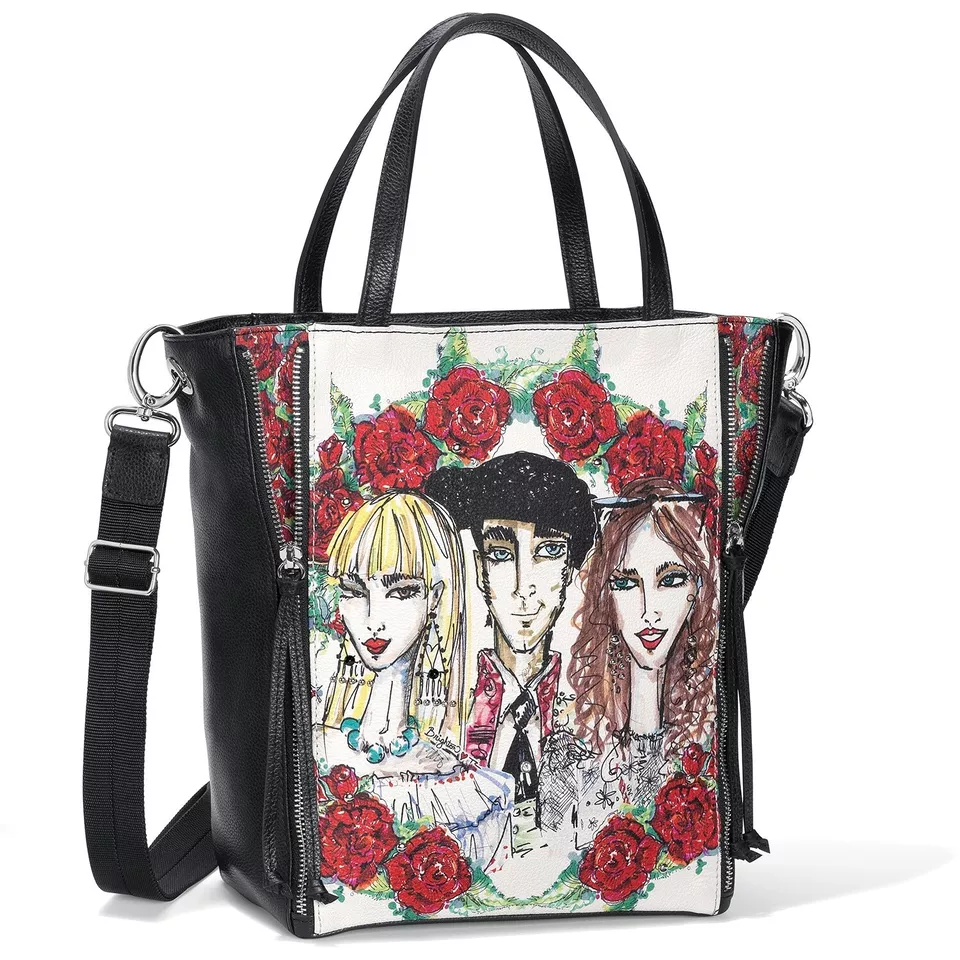 Brighton Fashionista Mi Amor Roses XOXO Fernando Tote Handbag Shoulder Bag