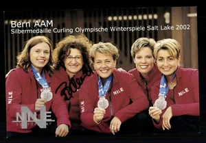 Laurence Bidaud Autogrammkarte Original Signiert Curling ## G 29552 - Bild 1 von 2