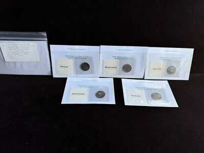 Heritage Statehood 2001 State Quarters With “D” Mint Mark. New York And More - Image 1 of 4