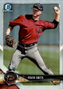 2018 BOWMAN DRAFT CHROME BASE REFRACTOR BDC-131 PAVIN SMITH DIAMONDBACKS - Picture 1 of 2