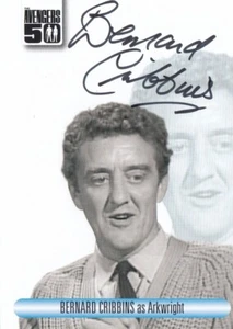 50 ULTIMATE COLLECTION (2012) - AVBC BERNARD CRIBBINS (ARKWRIGHT) TARJETA DE AUTÓGRAFO - Imagen 1 de 1