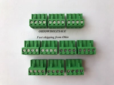 CNNT 4 Pin-5.08mm /Quick Speaker Connector -Terminal Block - Phoenix Plug Lot of 10