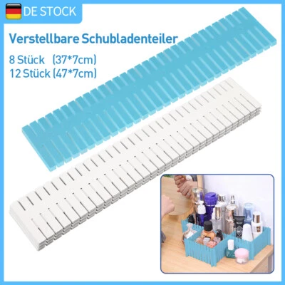 Schubladenteiler Schubladeneinteiler Schubladentrenner Verstellbar Schublade DE - Bild 1 von 4