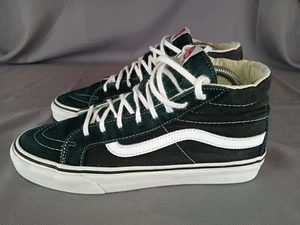Vans Herrenschuh Größe 7 Damen 6 Gummisohle Skateboard High Top Canvas Freizeit Fitnessstudio Gehen - Bild 1 von 11