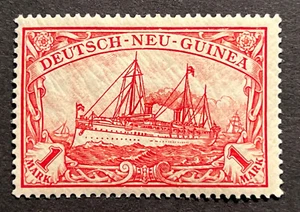 Travelstamps: GERMANY GERMAN NEW GUINEA STAMPS KAISER'S YACHT MINT OG H UnWMK - Picture 1 of 5