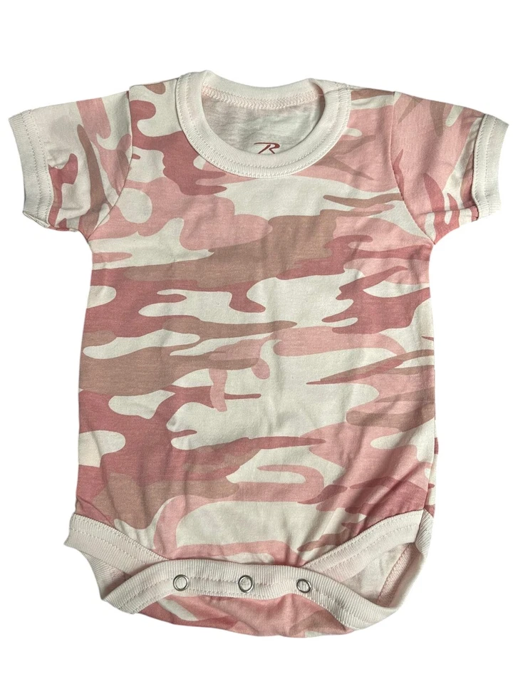 Body de una pieza infantil Rothco - rosa camuflaje Foto 1 de 2