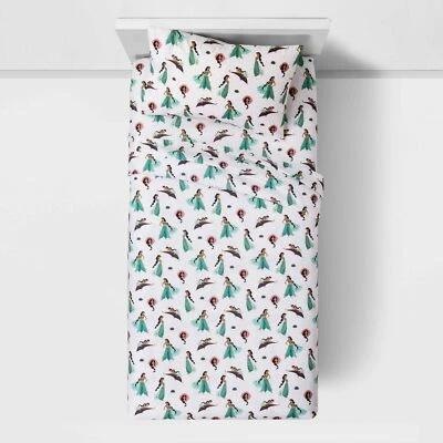 NUEVO Juego de sábanas y fundas de pilote Disney Aladdin Jasmine 4 piezas REINA niños niñas Foto 1 de 2