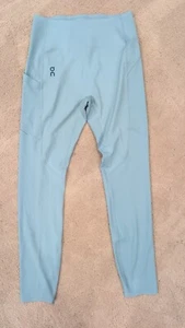 On Women’s Movement Tights Long Medium Coast Blue NWT Soft Everyday Wear - Picture 1 of 7