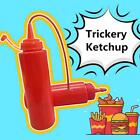 Funny Prank Ketchup Bottle Toy Tricks Scary Joke Party Props. Halloween Hot Y4