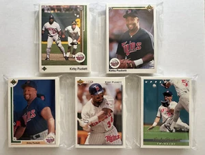 Minnesota Twins 1989-93 Upper Deck Team Set Lot (5 Sets mit HOFer Puckett, mehr) - Bild 1 von 1