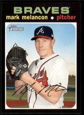 2020 Topps Heritage Base #380 Mark Melancon - Atlanta Braves