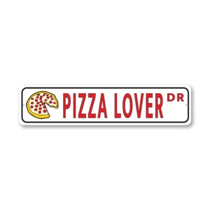 Pizza Street Metal Sign - Picture 1 of 4