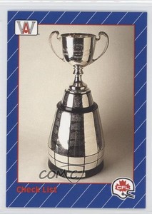 1991 All World CFL Checklist Cards 1-55 #88