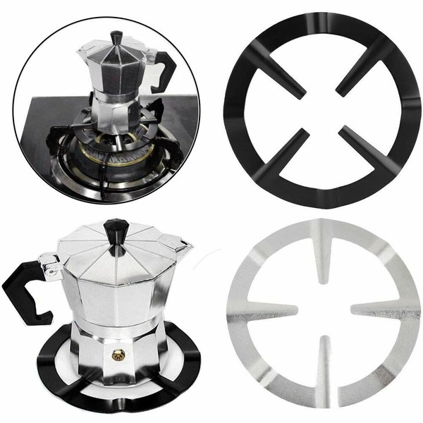Iron Home Coffee Moka Pot Holder Reducer Ring Cooker Plate Gas Stove Stand Photo Related