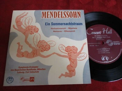 7" 33rpm Mendelsohn Ein Sommernachtsraum Carl Schuricht STEREO - Bild 1 von 3