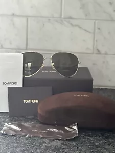 Tom Ford Clark Sunglasses TF823 Rose Gold Classic Dark Havana/Brown Gradient - Picture 1 of 7