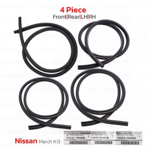 For Nissan March 2010 - 19 4Dr Opening Door Rubber Weatherstrip Seal - Picture 1 of 9