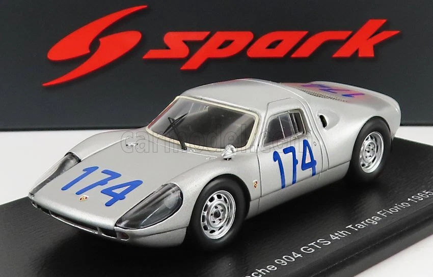 1 43 SPARK Porsche 904 Gts #174 4Th Targa Florio 1965 Bonnier Hill S9232
