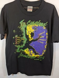 Maglietta I Survived JAMBOREE 1993 Boy Scout Large BSA Camp in Virginia no MTV - Foto 1 di 4