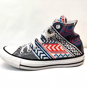 Converse All Star High Top Aztec Tribal High Top Men's 5 Women's 7 RARE FIND! - Picture 1 of 11