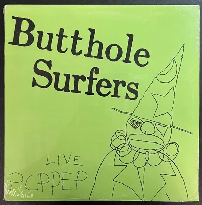 Butthole Surfers Live PCPPEP 1984 US Release Vinyl Alternative Tentacles SEALED! - Image 1 of 2